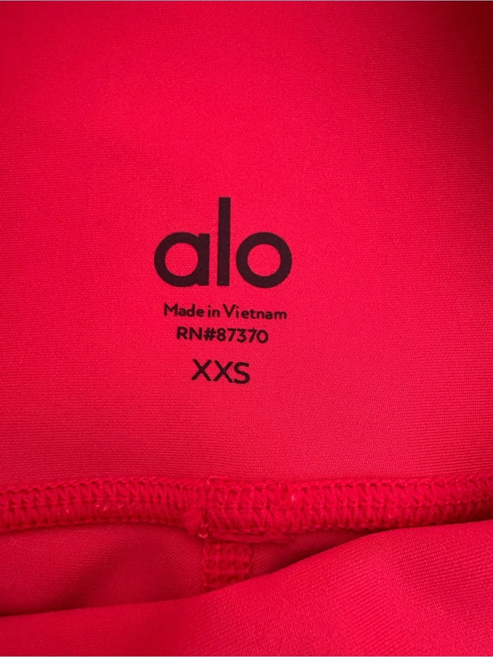 Alo Yoga Red 7/8 High-Waist Airlift Legging